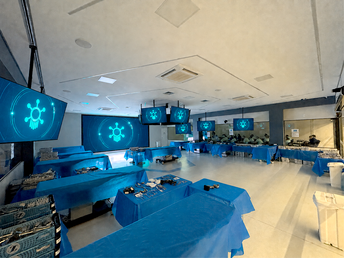 Estações do laboratório Conecta Training Center
