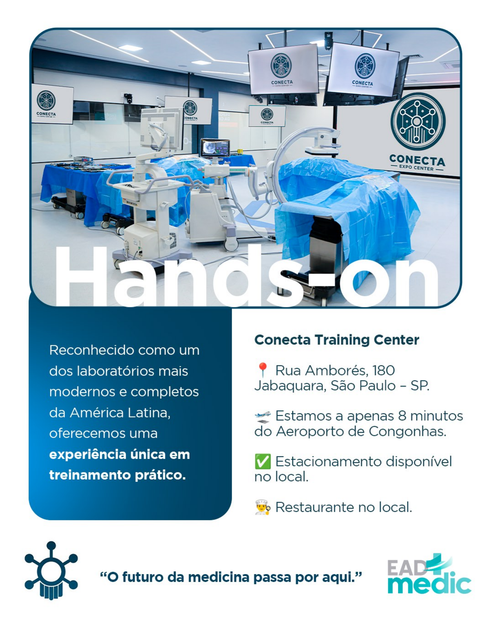 Treinamento no Conecta Training Center, Rua Amborés, 180, Jabaquara, São Paulo.