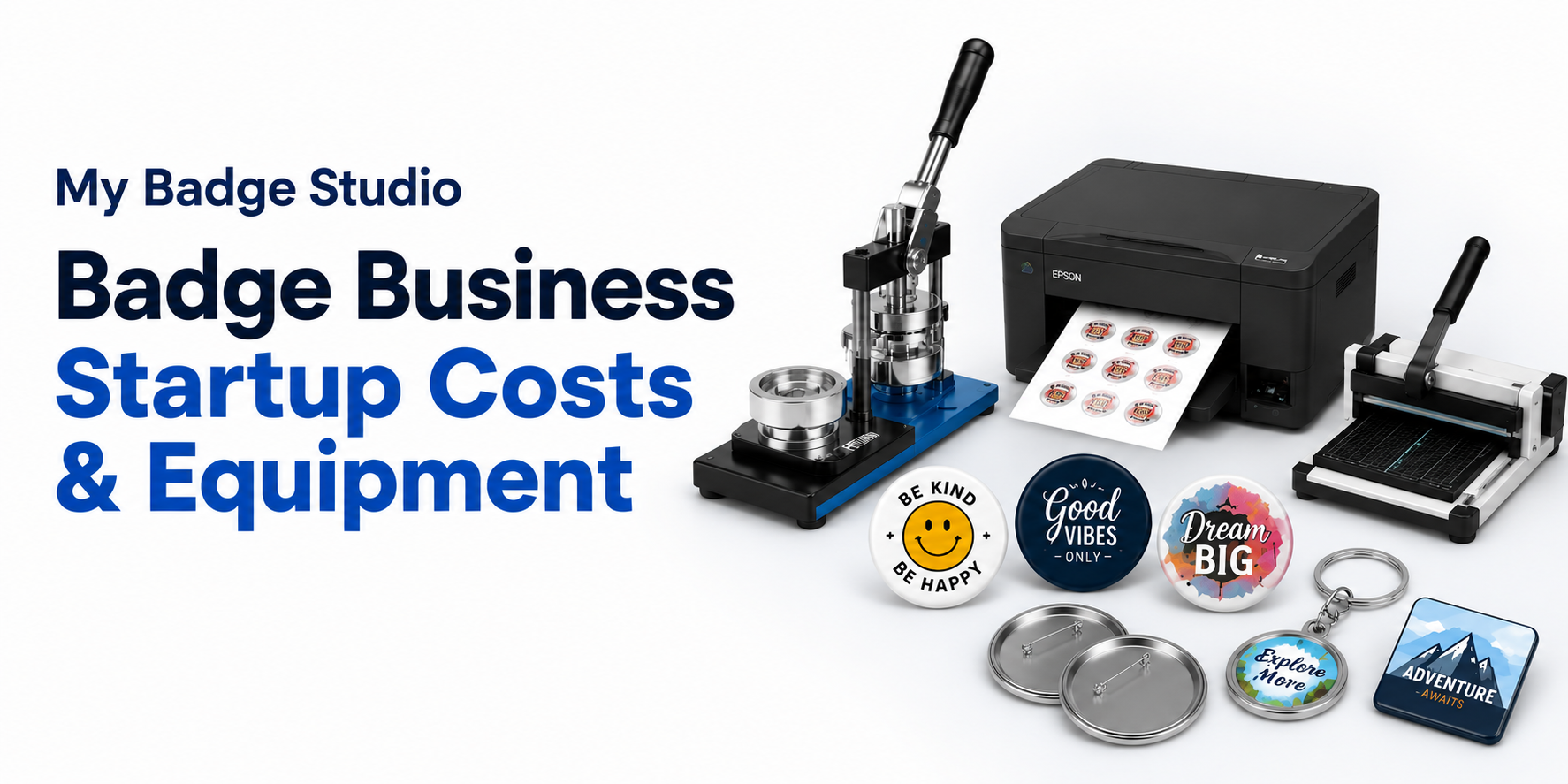 Badge Business Startup Costs & Equipment (2026)