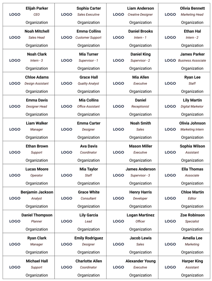 Bulk Name Badge Maker: 1,000+ CSV Upload