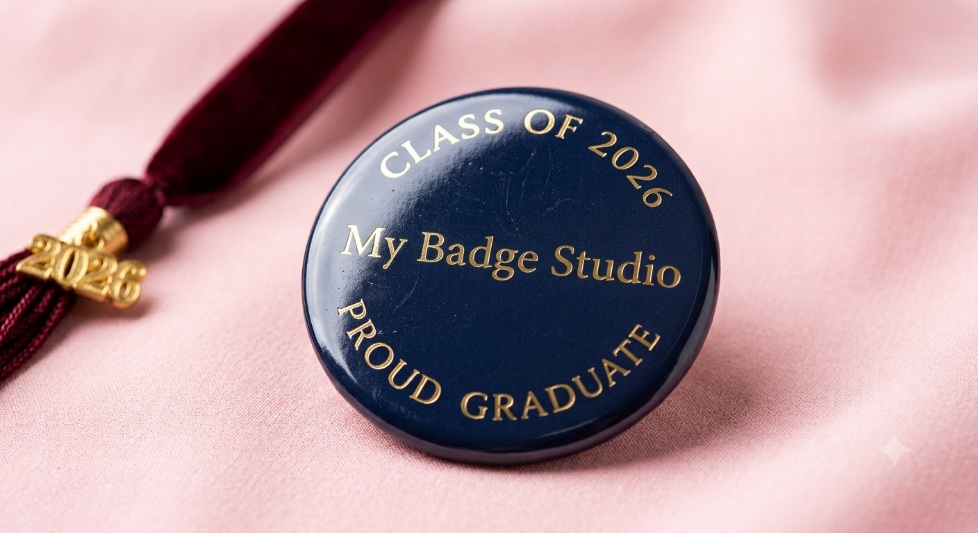 How to Curve Text Around a Button Badge