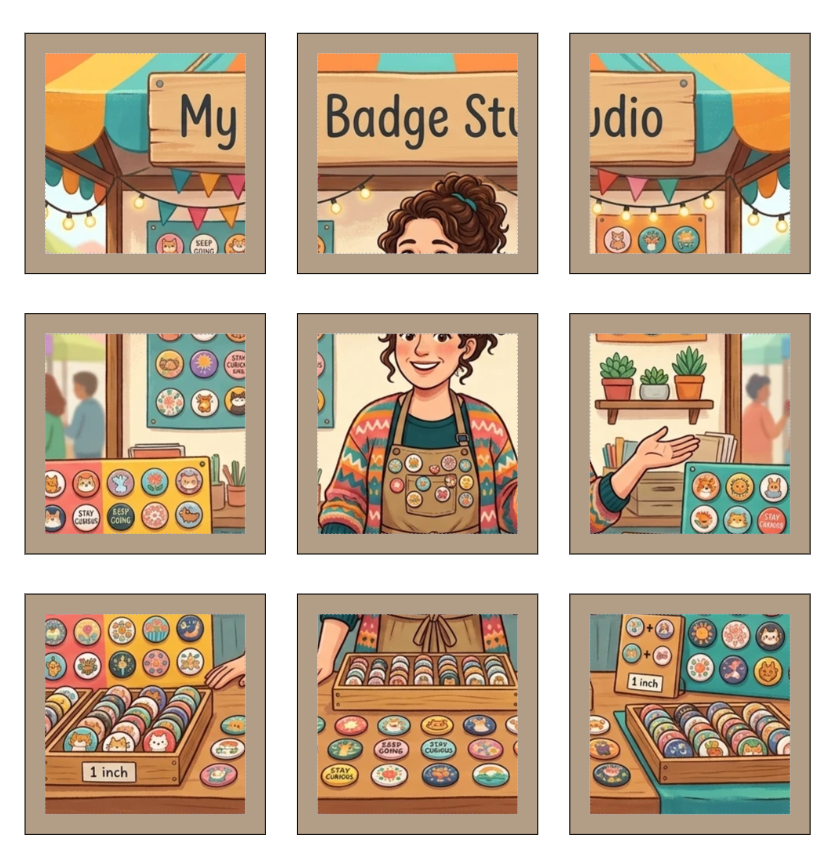 How to Split One Photo Into a Grid of Fridge Magnets
