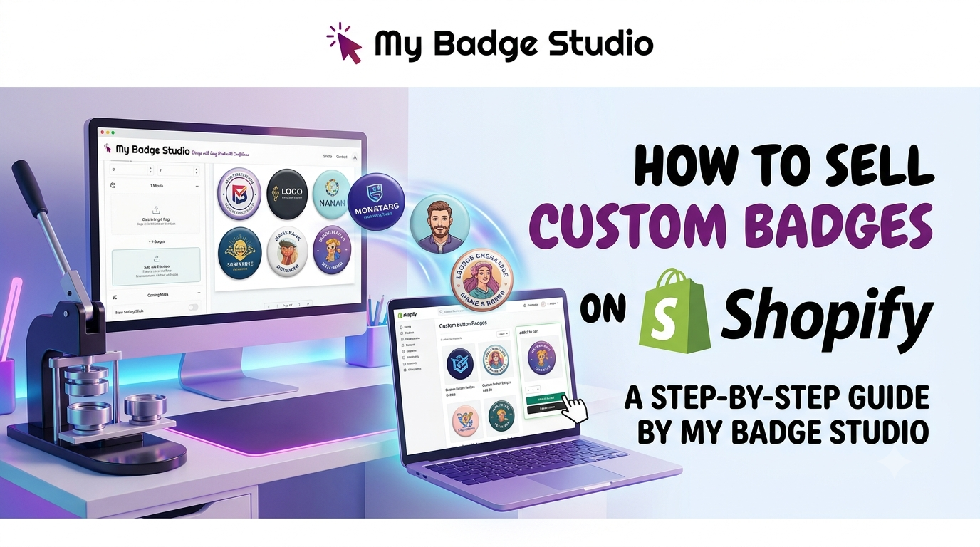 How to Sell Custom Badges on Shopify