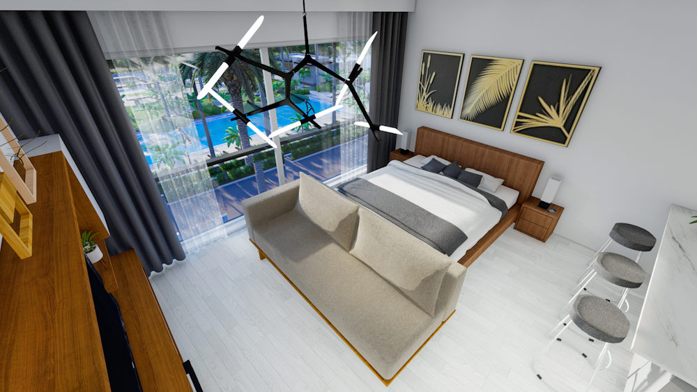 Studio apartment in bahceler