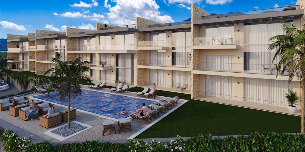 2 bedroom penthouse in esentepe