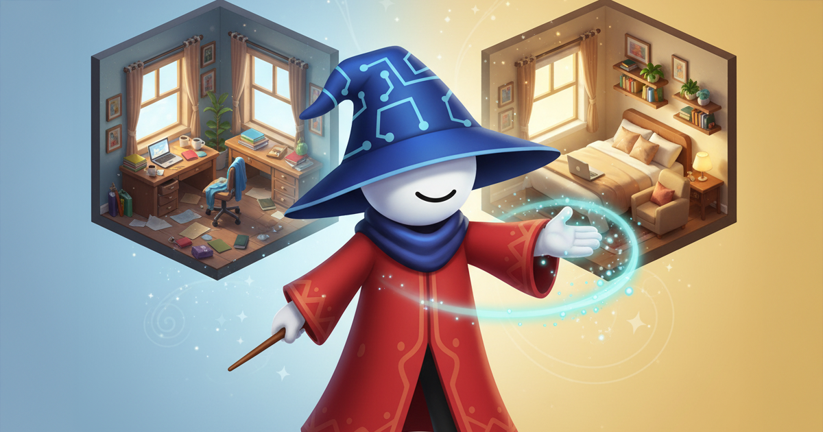 Banish Messy Rooms with AI Staging Magic!