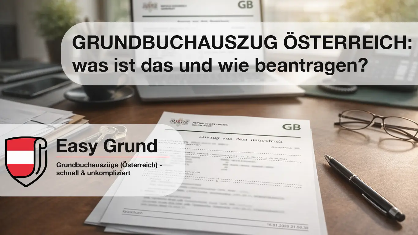 Grundbuchauszug Österreich: Was ist das und wie beantragt man ihn online?