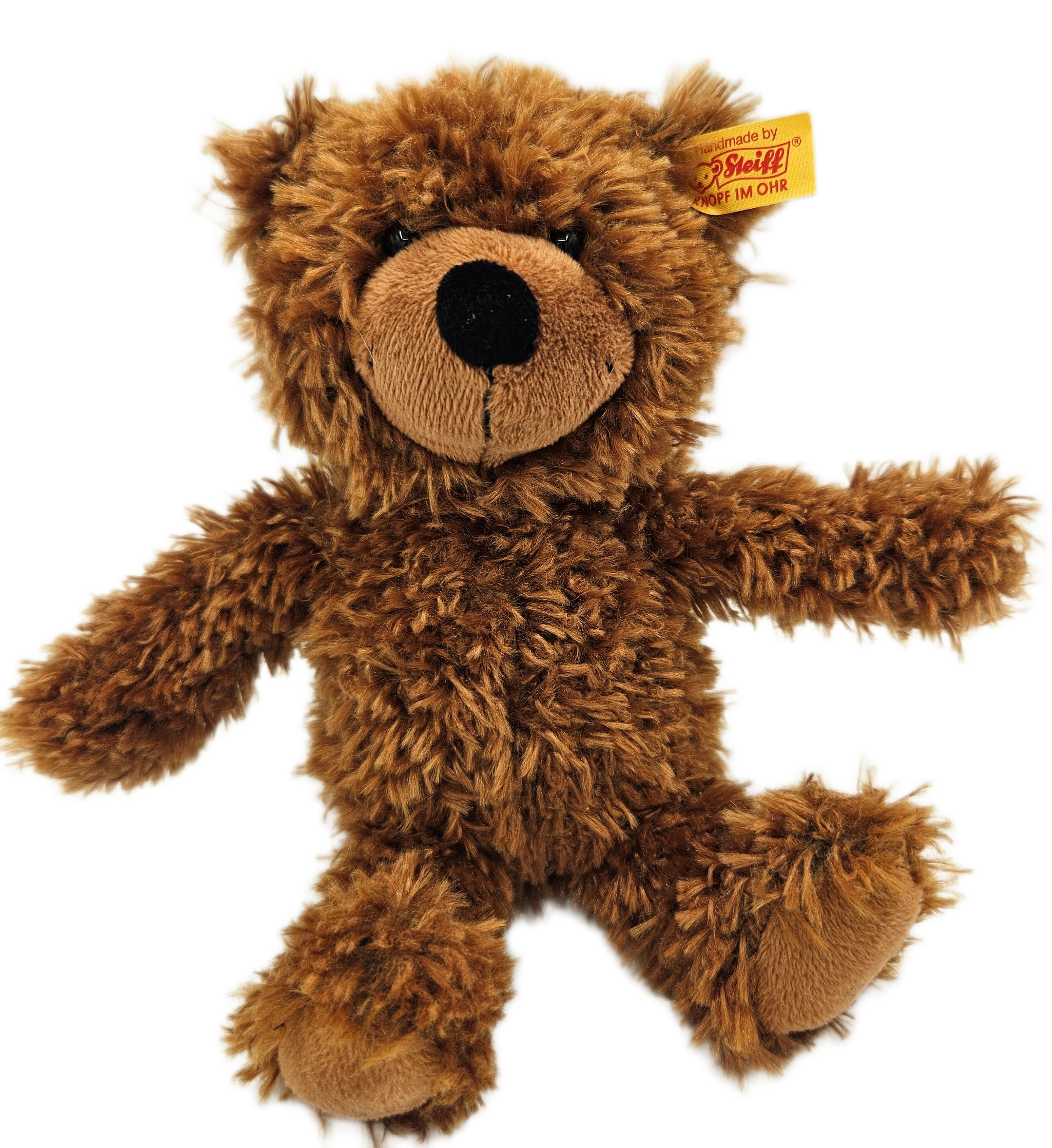 как выглядит Steiff Charly Bear 9in Plush Schlenker-Teddyb r Puppen im Ohr Classic Teddy Bear фото