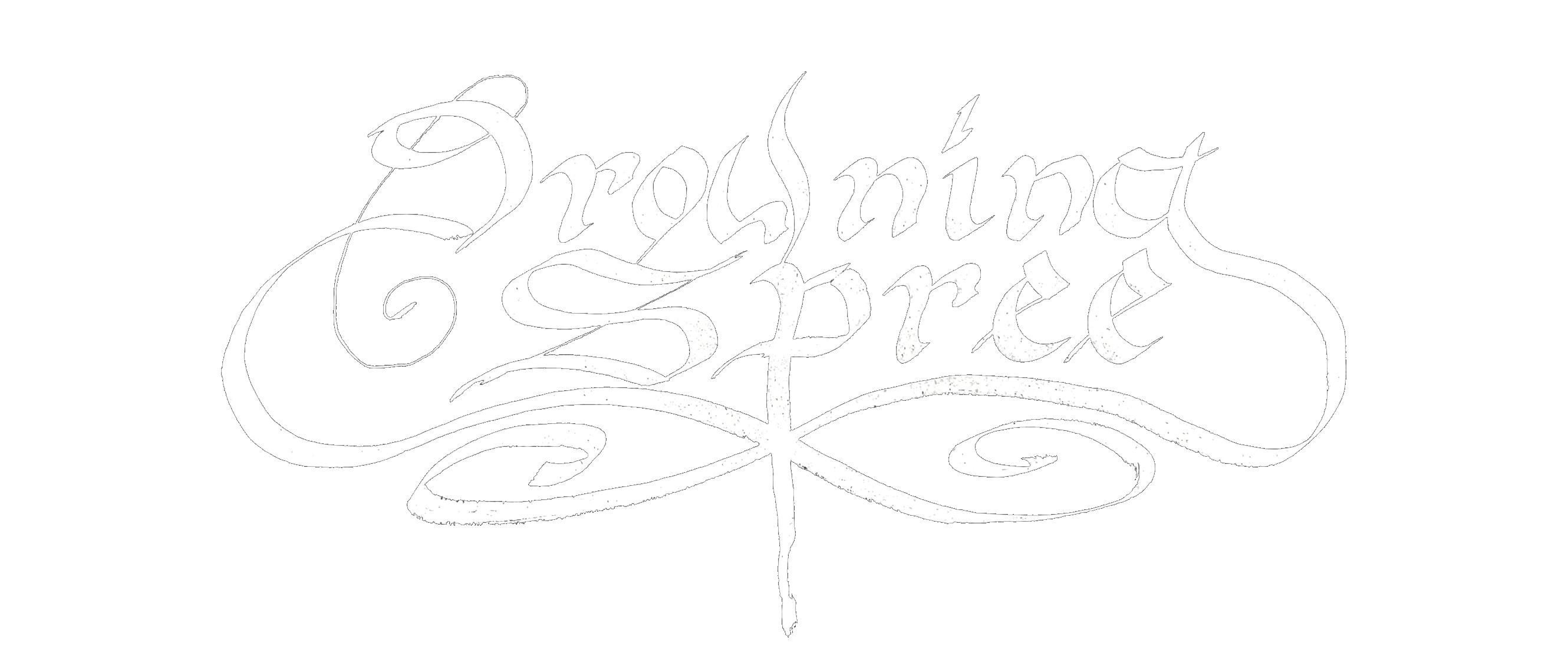 Drowning Spree Logo large white clear.png