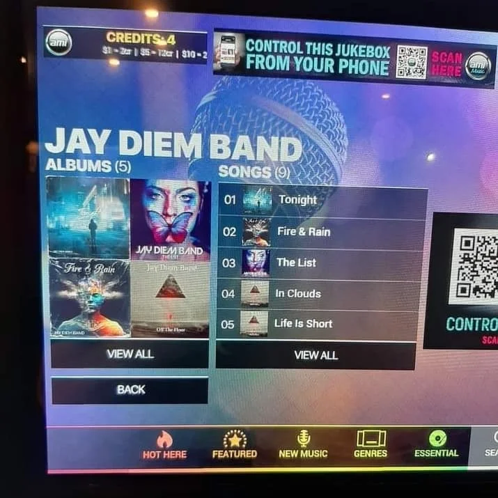 Only local artist on jukeboxes