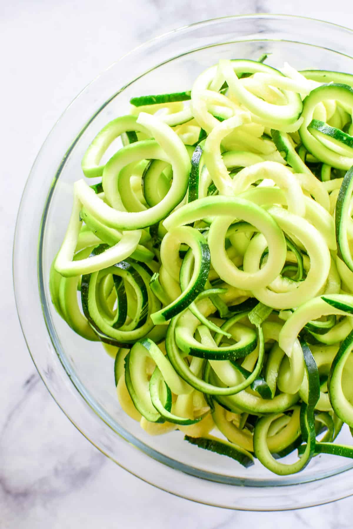 zucchini noodle primavera