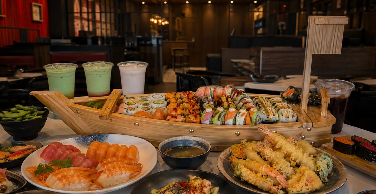 $30.60 | All You Can Eat Sushi & Asian Dishes at 1001 Nuits
