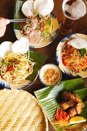 Happy-hour dishes at 123 DZO Vietnamese Restaurant & Bar