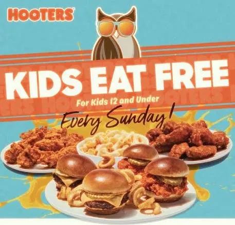 Kids Eat Free at Hooters