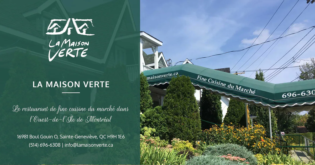 Four-course theatre-night table d’hôte at La Maison Verte