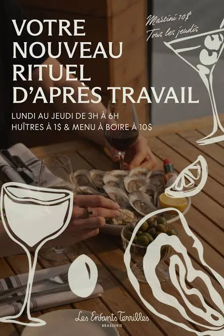 After-work drinks at Les Enfants Terribles