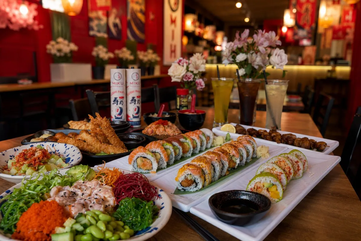 Wednesday 4-course sushi dinner at Miku Sushi Bar