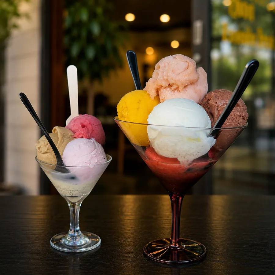 Vietnamese Gelato at Restaurant Hoang Oanh