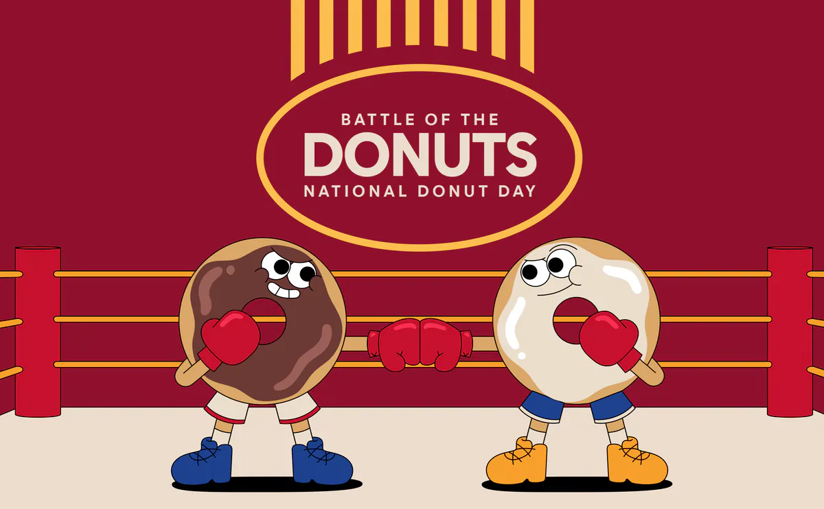National Donut Day $1 donut at Tim Hortons