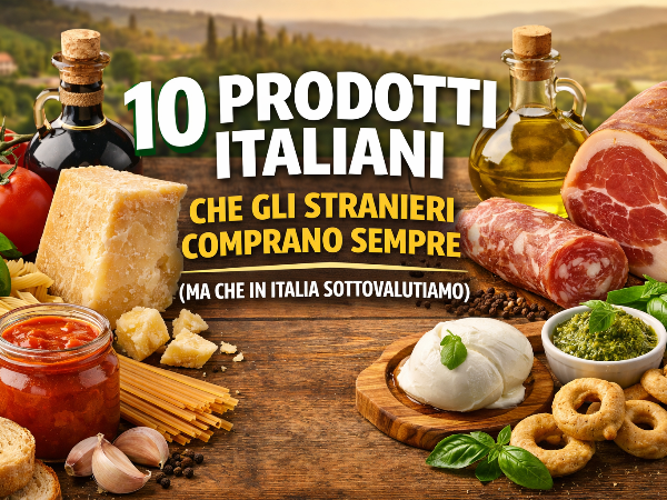 10 prodotti italiani che gli stranieri comprano sempre (ma che in Italia sottovalutiamo)