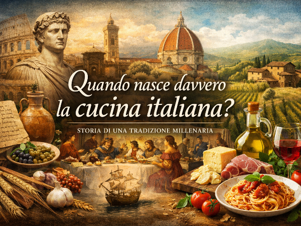 Quando nasce davvero la cucina italiana? Storia, origini e evoluzione di una tradizione gastronomica millenaria
