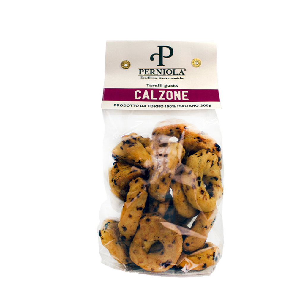 Taralli Pugliesi Fatti a Mano al Gusto Calzone - 300g