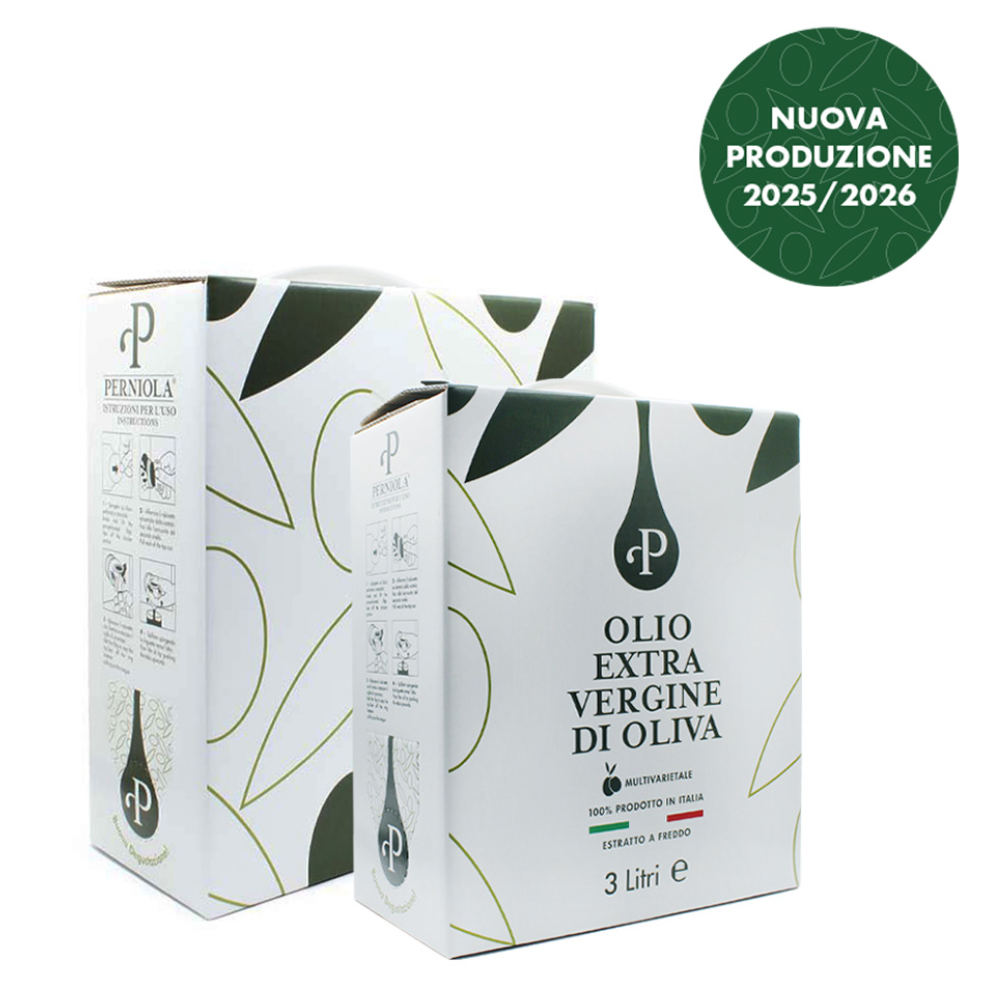 Bag in Box di Olio Extra Vergine di Oliva Multivarietale da 3 Litri o 5 Litri