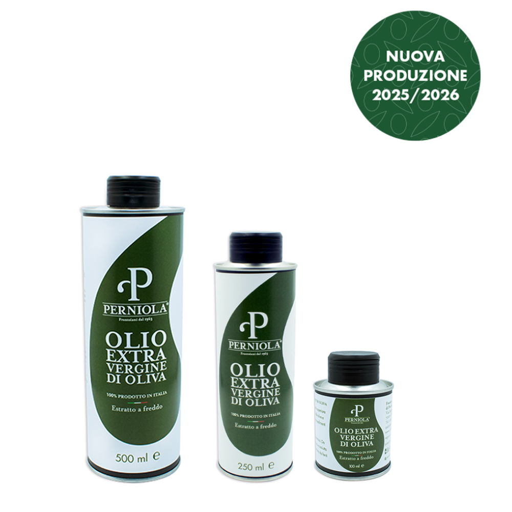Olio Extra Vergine di Oliva Multivarietale in Bottiglia Elegante - da 100ml, 250ml o 500ml