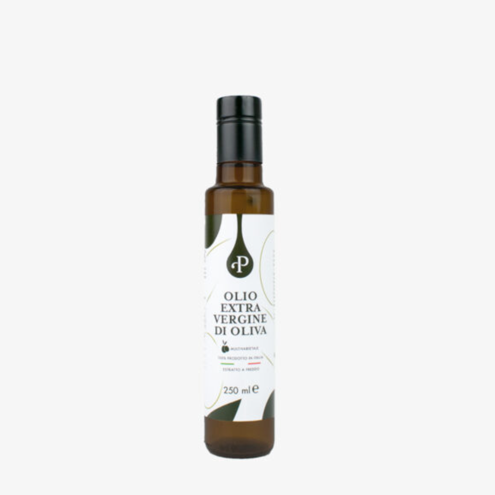  12 pezzi di Olio Extravergine di Oliva Multivarietale in Bottiglia da 100ml o 250ml