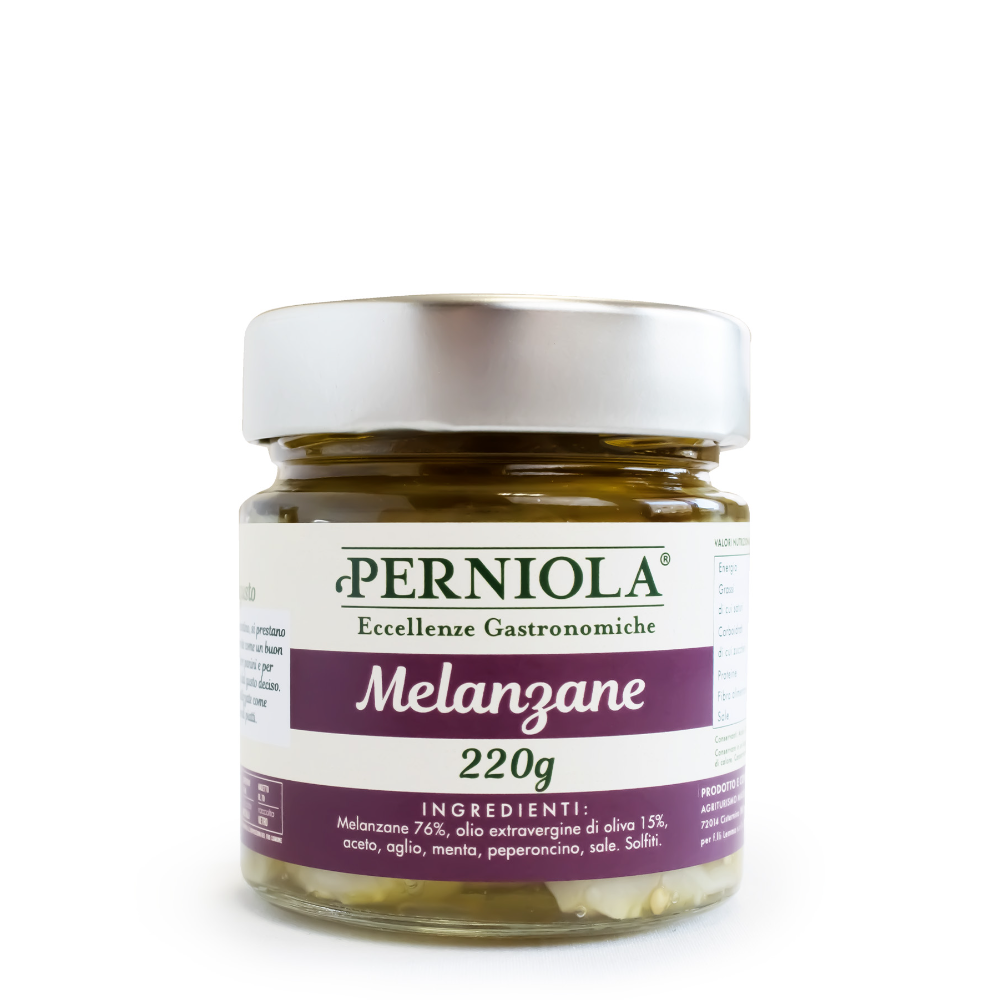 Melanzane in Olio Extra Vergine di Oliva - 220g