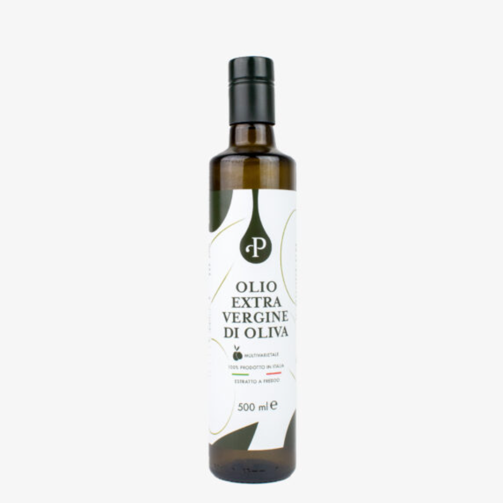 3 o 6 Pezzi di Olio Extravergine di Oliva Multivarietale in Bottiglia da 500ml (con Imballaggio Sicuro)