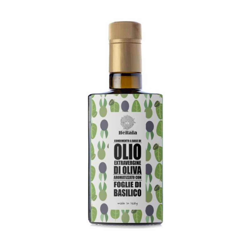 Condimento a Base di Olio Extravergine di Oliva al Basilico - 25cl