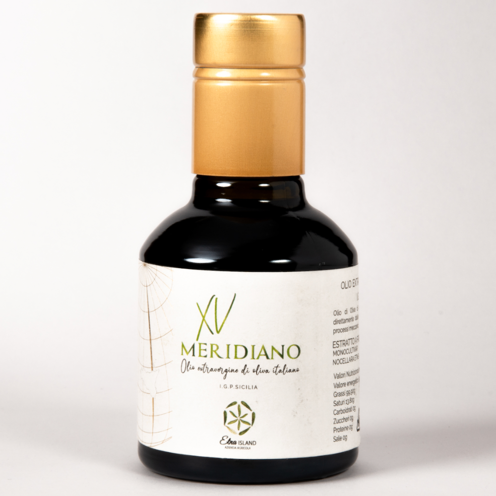 Olio Extra Vergine di Oliva I.G.P. Sicilia Monocultivar Nocellara dell'Etna Estratto a Freddo - 10cl