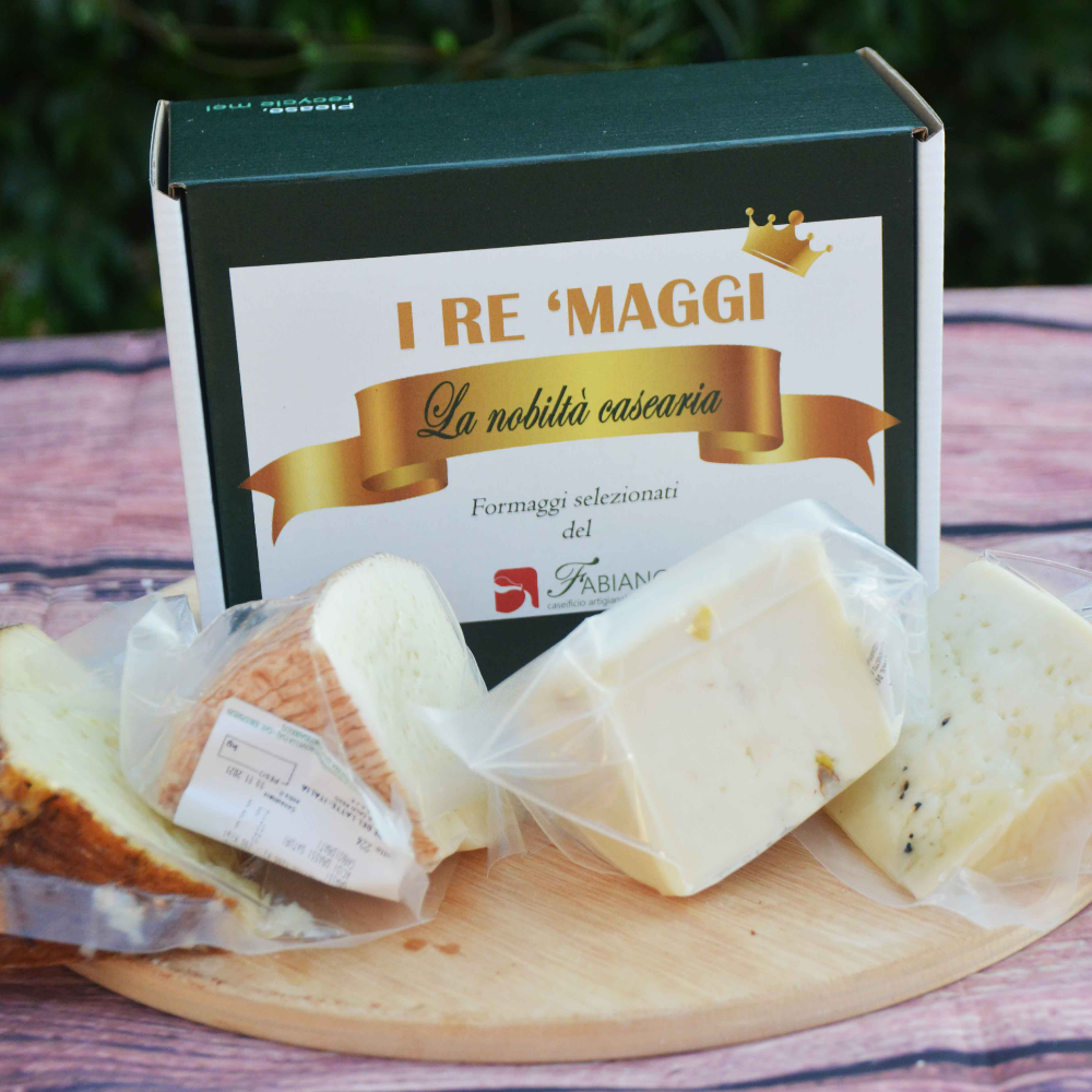 BOX Degustazione 4 Formaggi Selezionati "I Re 'Maggi" 