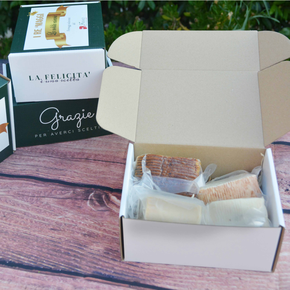 BOX Degustazione 4 Formaggi Selezionati "I Re 'Maggi" 