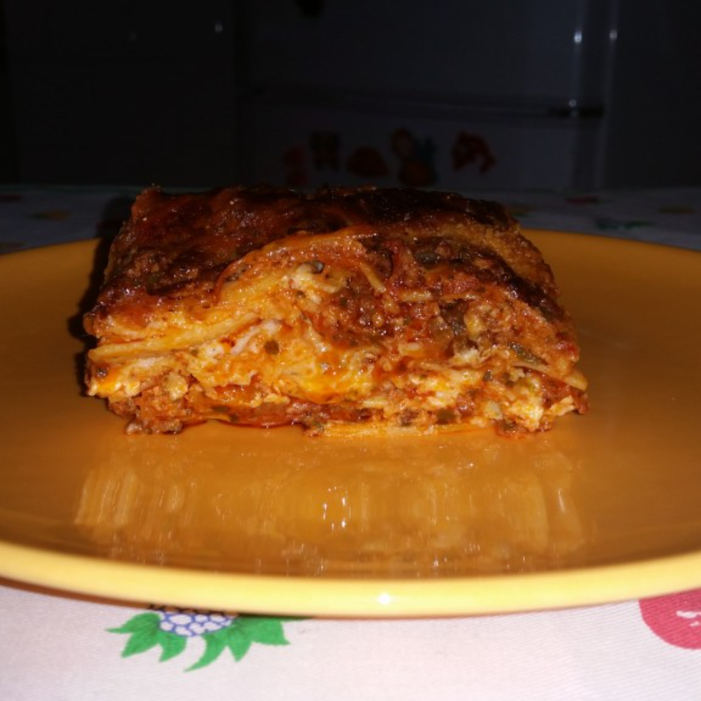 Lasagna al Ragù Artigianale - Teglia da 6 Porzioni (Circa 2Kg)