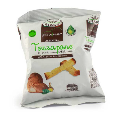 Crostini Tozzapane® Monoporzione - Confezione Multipack da 5 pezzi da 25g l'una