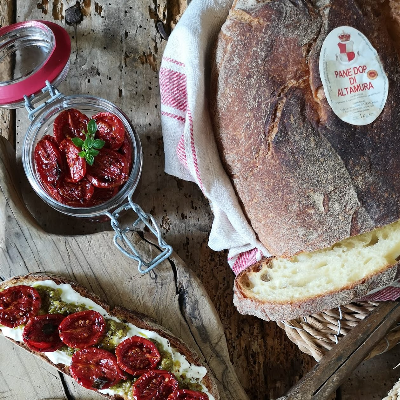 Pane di Altamura DOP Alto - Forme da 500g, 1Kg o 3Kg 