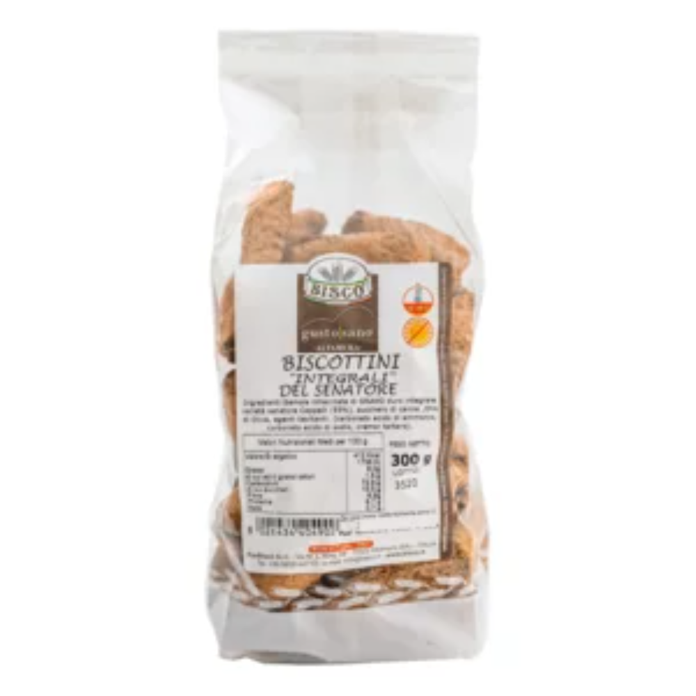 Biscotti Integrali con Grano Senatore Cappelli - 300g