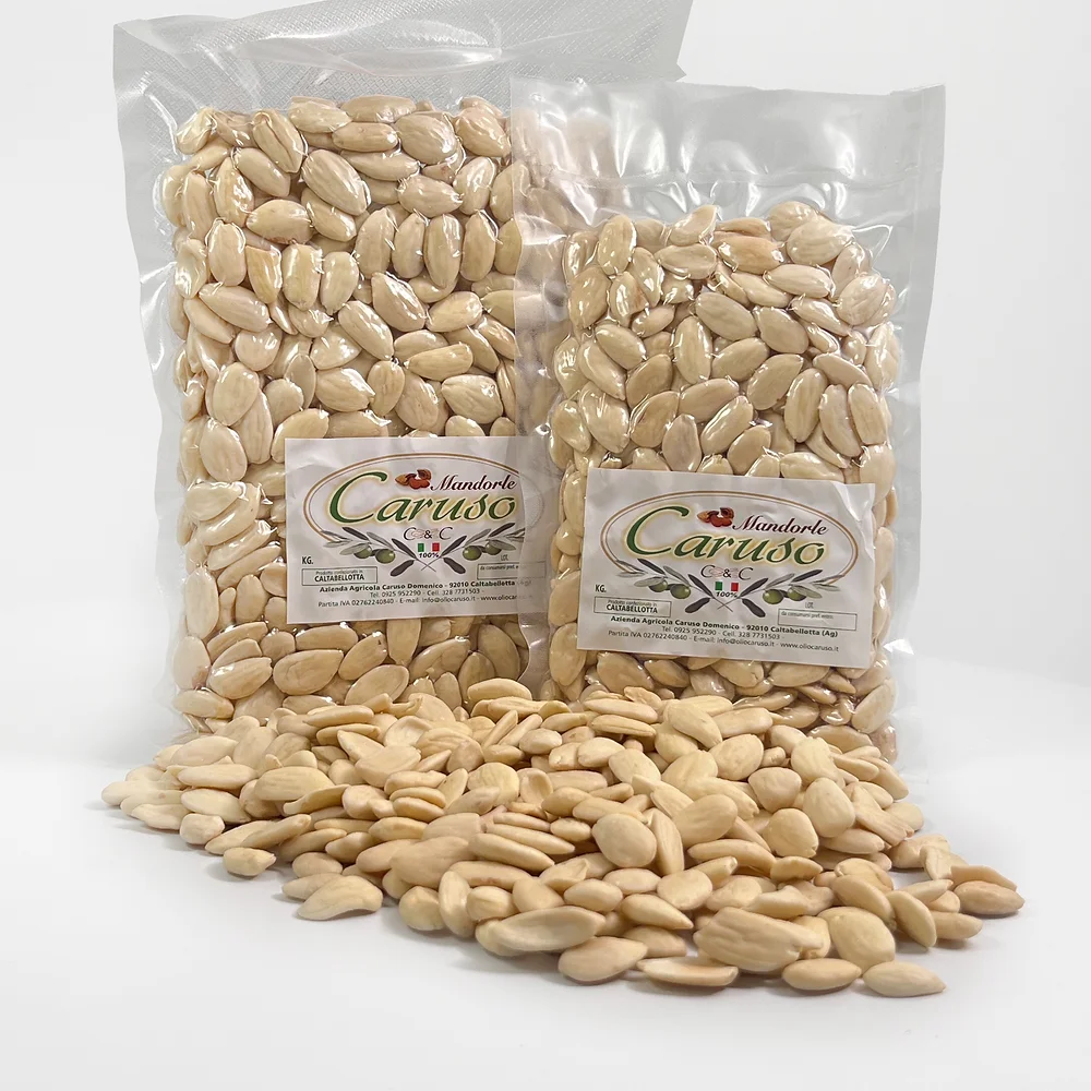 Mandorle Siciliane Dolci Pelate - da 250g, 500g o 1Kg