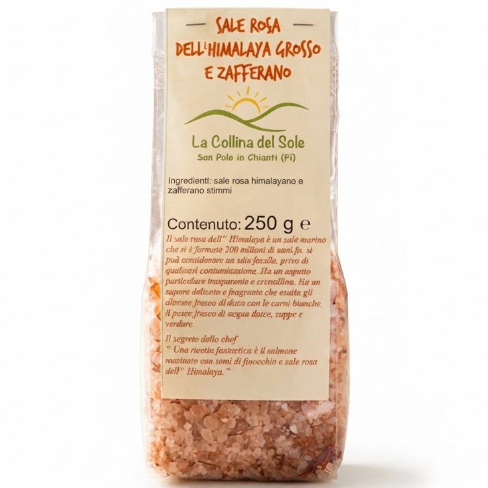 Sale Rosa dell’Himalaya Grosso e Zafferano in Stimmi - 250g