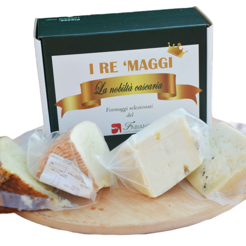 BOX Degustazione 4 Formaggi Selezionati "I Re 'Maggi" 