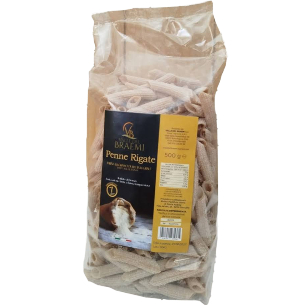 Penne Rigate Integrali di Grano Duro Siciliano - 4Kg o 5Kg