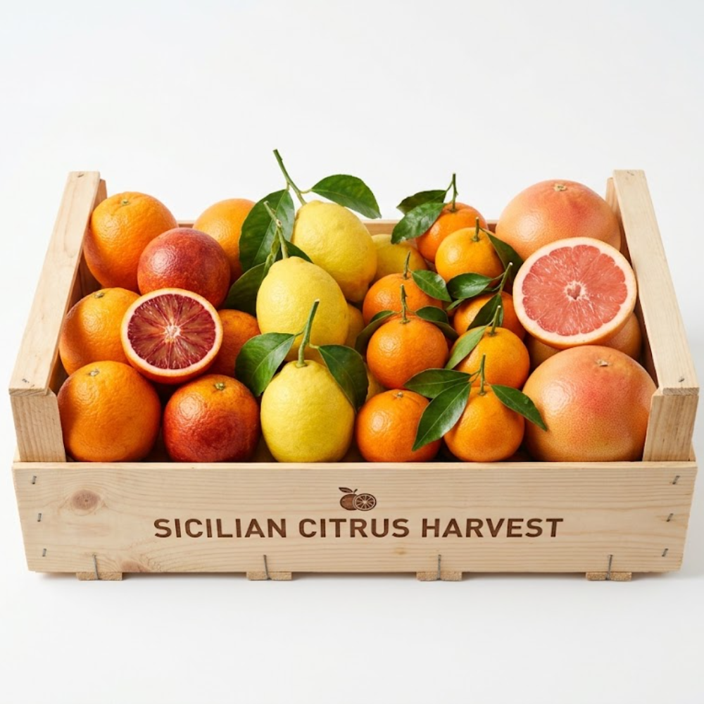 18Kg di Agrumi Siciliani Misti: Arance, Limoni, Pomplemi , Mandarini e Clementine 