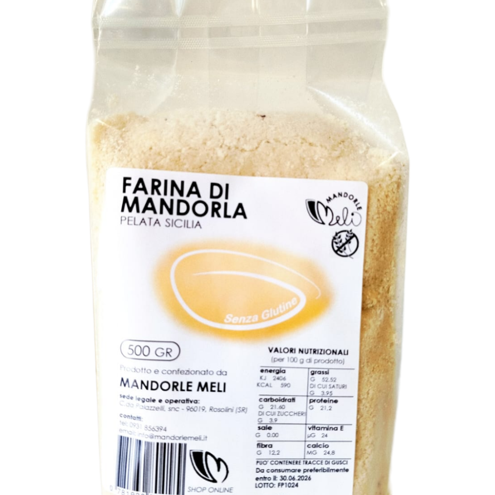 Farina di Mandorle Pelate Siciliane - 500g