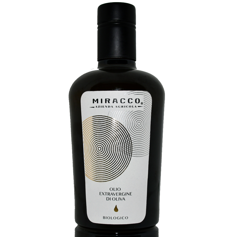 Olio Extravergine di Oliva Italiano Biologico Estratto a Freddo - 50 cl