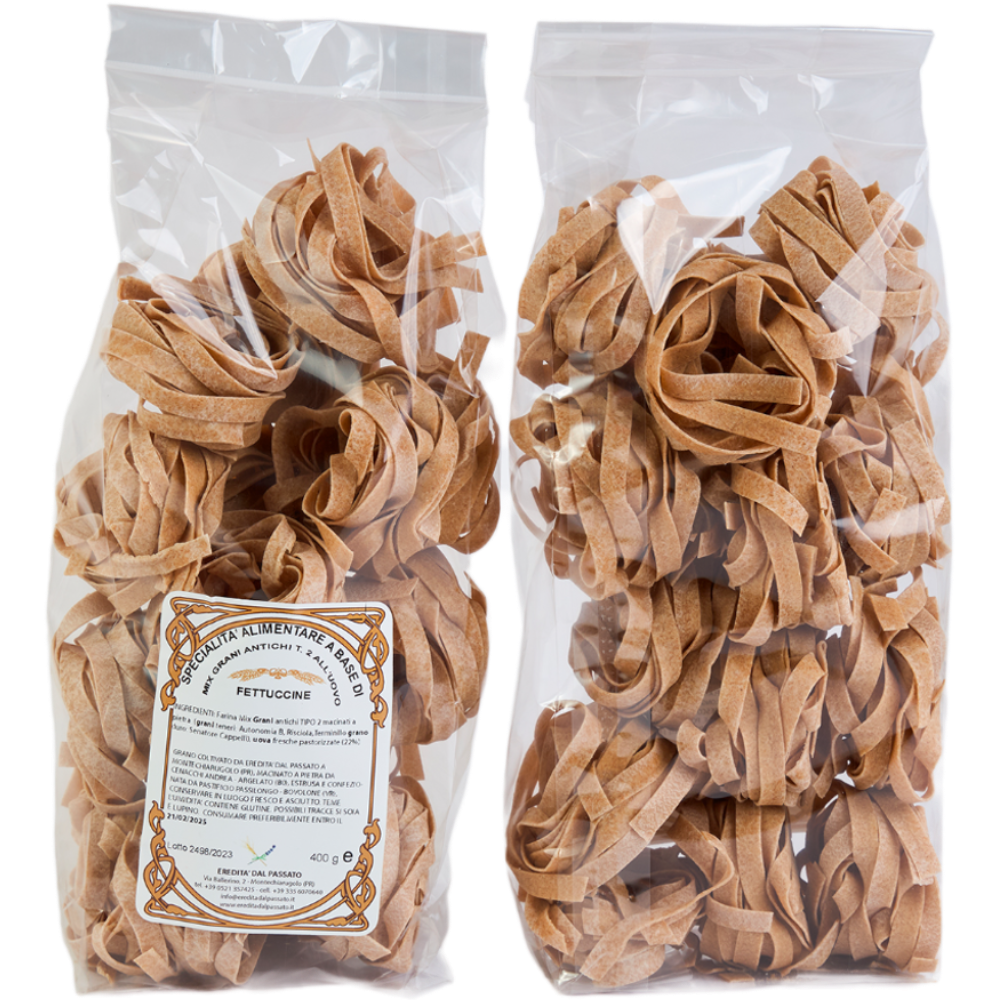 Fettuccine All'Uovo con Mix di Grani Antichi Tipo 2 - 400g