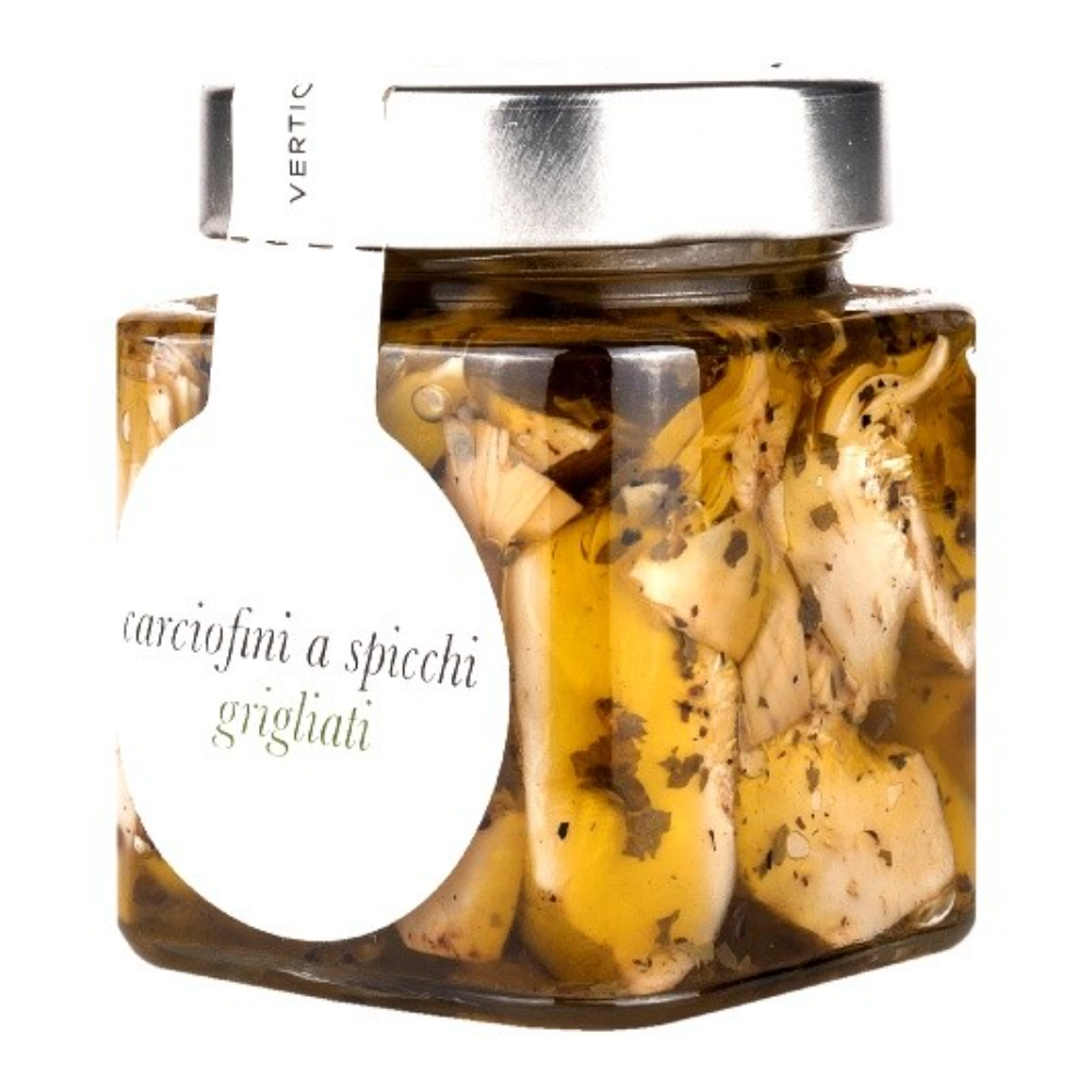 Carciofini a Spicchi Grigliati in Olio EVO - 180g, 580g o 1,7Kg