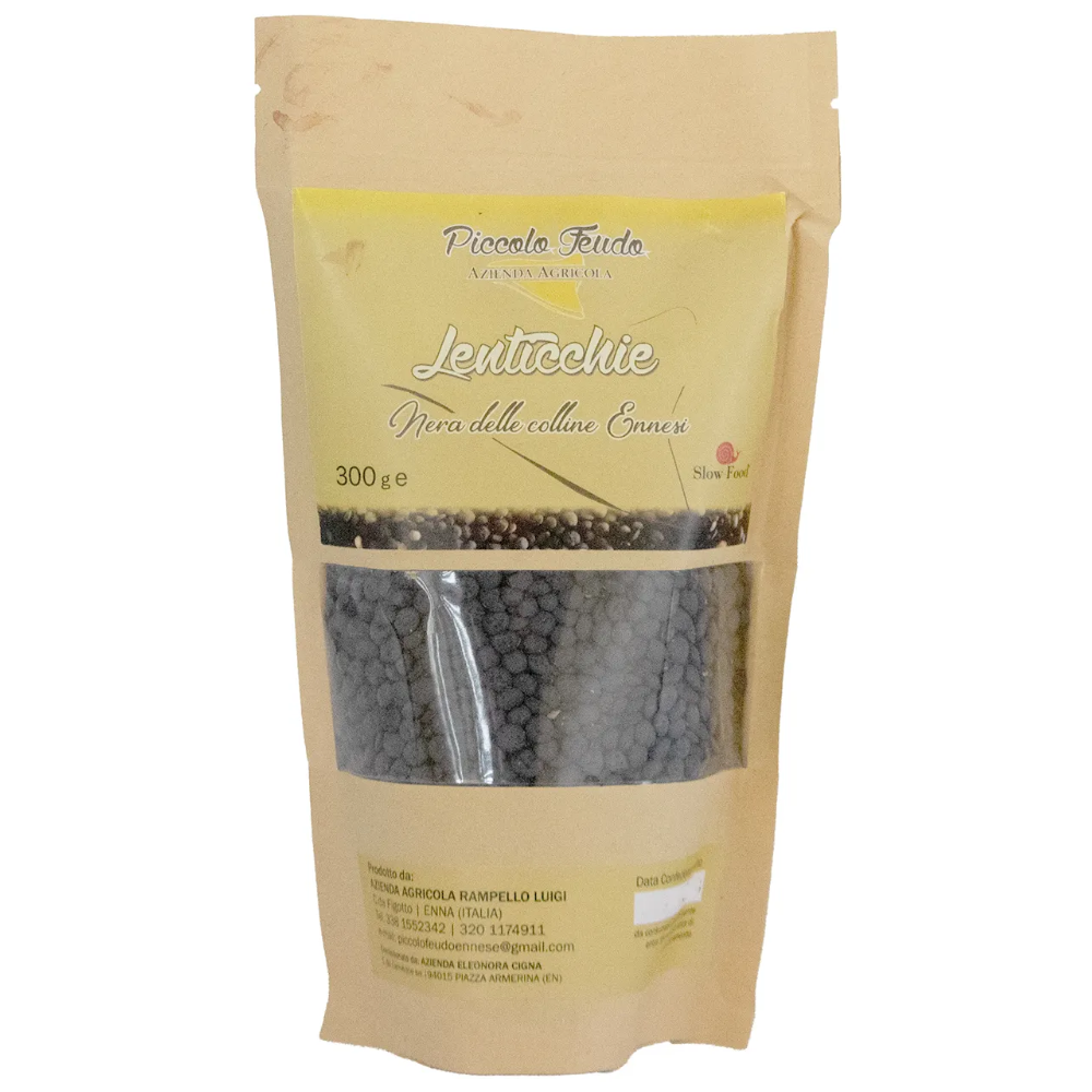 Lenticchia Nera delle Colline Ennesi "Presidio SlowFood" - 250g