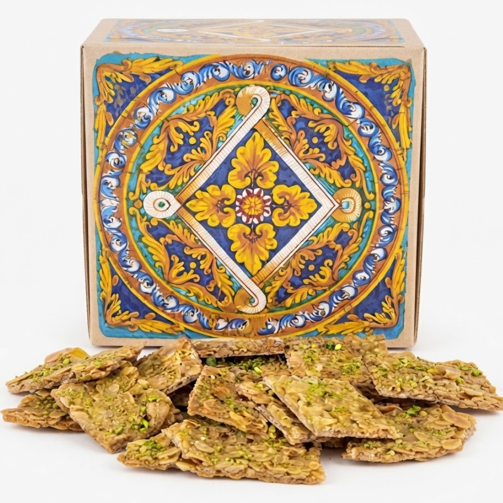 Croccantini Siciliani Artigianali di Mandorla e Pistacchio - 300g